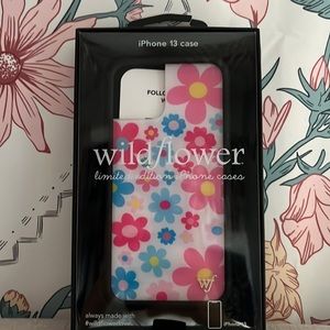 wildflower iphone 13 mini phone case. brand-new never used.